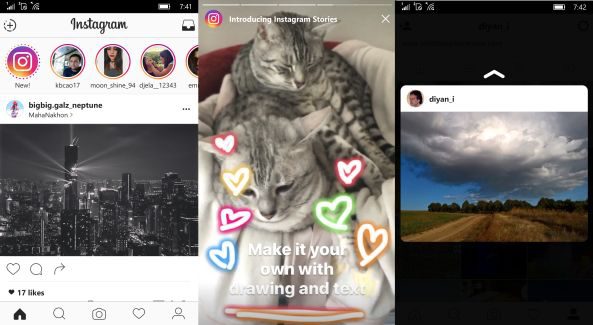 Instagram Stories Windows 10 Mobile
