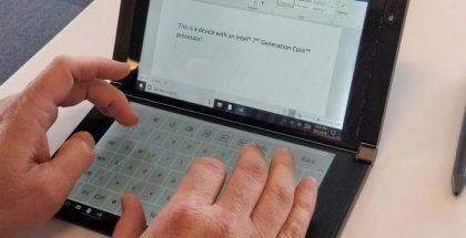 Intel shows a conceptual, foldable pocket PC