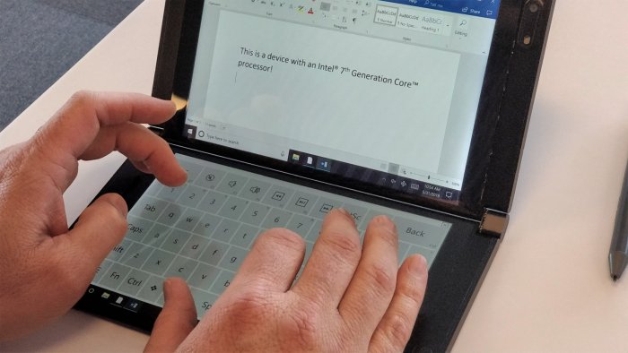 Intel shows a conceptual, foldable pocket PC 