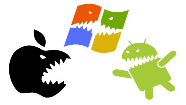 Android vs iOS vs Windows Phone