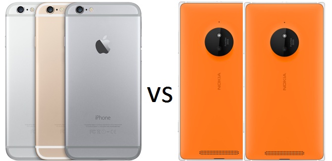 iPhone 6 vs Nokia Lumia 830