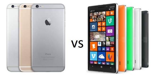 iPhone 6 Plus vs Nokia Lumia 930: specs comparison