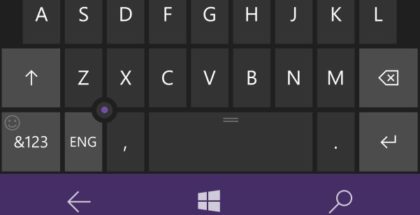 Windows 10 Mobile Key language keyboard