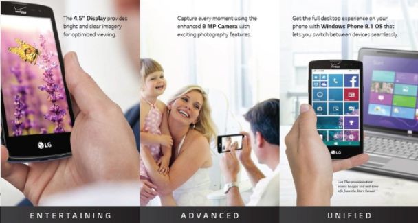 lg lancet promo materials windows phone for verizon