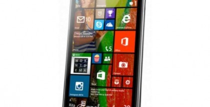 LG Uni8 running WIndows Phone 8.1 smartphone