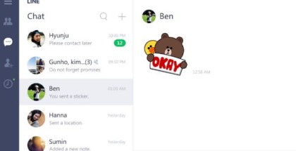 LINE universal app windows 10