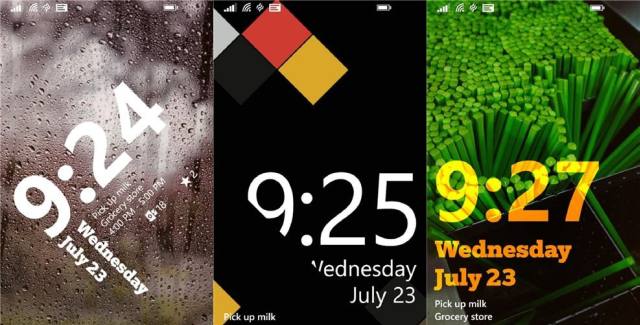 Live Lock Screen App for Windows Phones 8.1