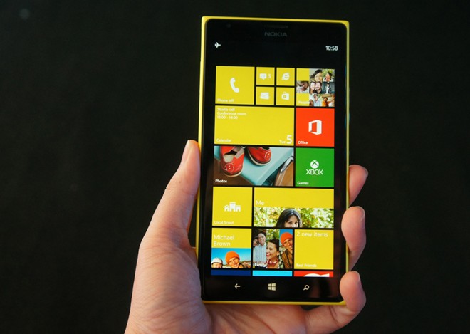 Picture of the 6-inch Windows Phone Lumia 1520