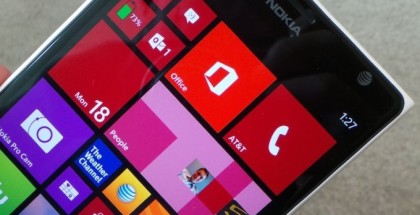 Front image of the Lumia 1520