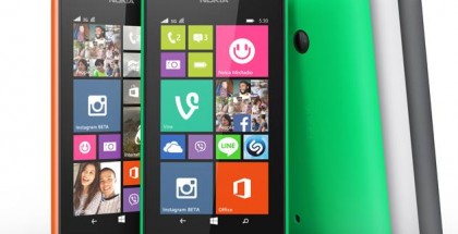 Official Nokia Lumia 530 all colors group shot
