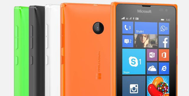 Microsoft Lumia 532 close front
