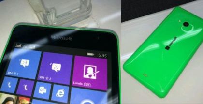Leaked photos of the Lumia 535