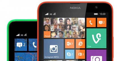 Start screen after Lumia Cyan update