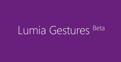 Lumia Gestures Beta app Logo
