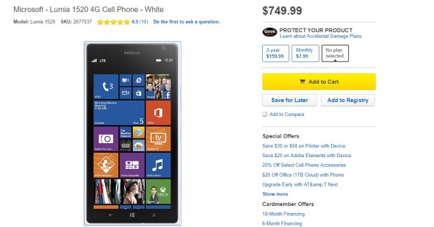 Nokia Lumia 1520 