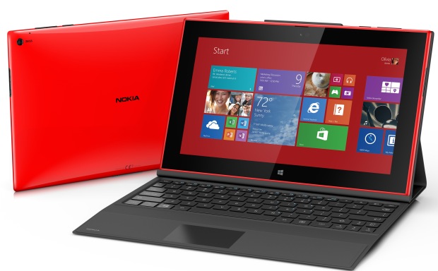 promo shot of the tablet Lumia 2520