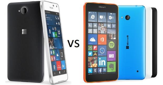 Lumia 650 versus Lumia 640 Microsoft
