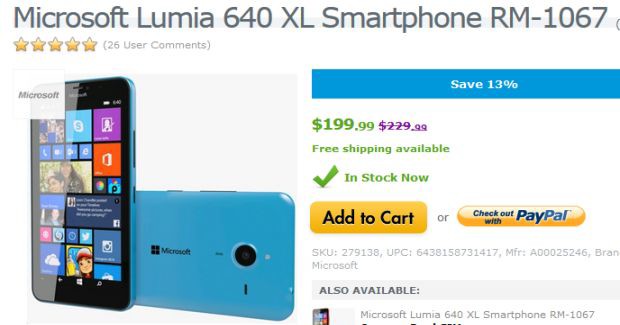 Microsoft Lumia 640 XL