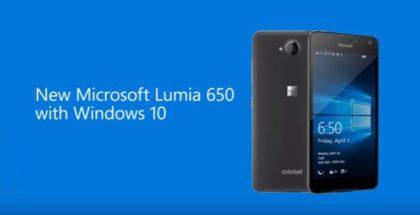 Lumia 650 for Cricket