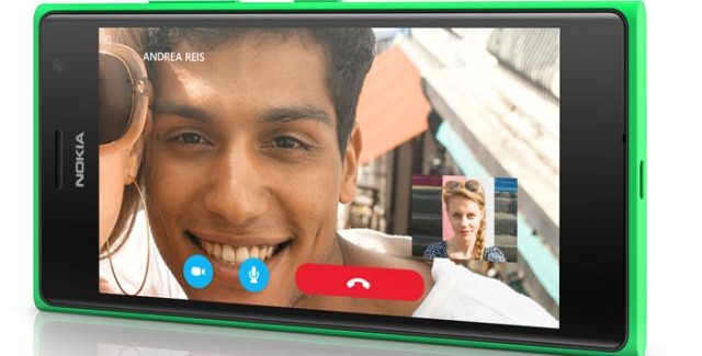 Lumia 735 Skype Call