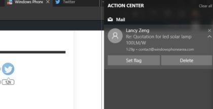 Mail Outlook app