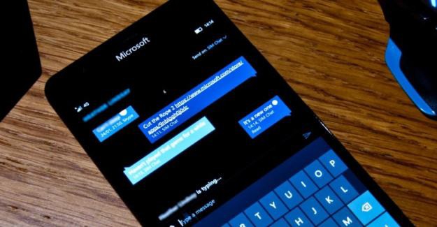 Messaging app sms statuses windows 10 mobile phones