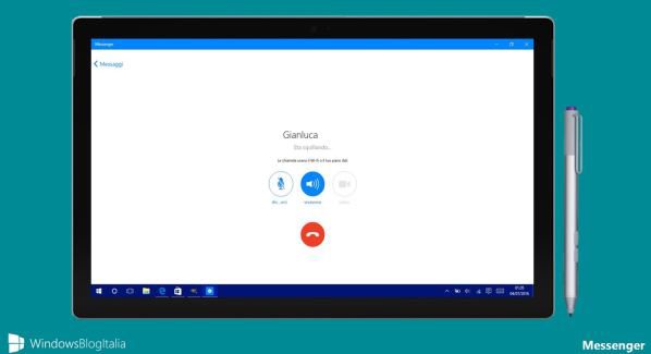 Messenger video audio