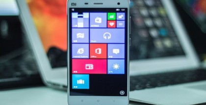 Xiaomi Mi 4 running Windows 10 mobile