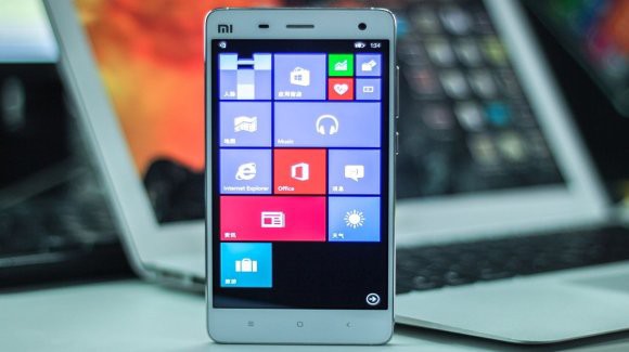 Xiaomi Mi 4 running Windows 10 mobile