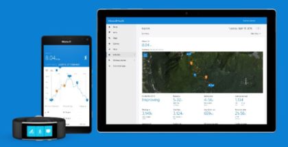 Microsoft Band Hiking Explore