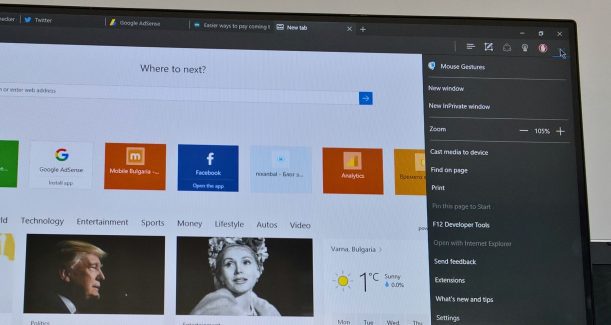 Microsoft Edge PC Dell Windows 10