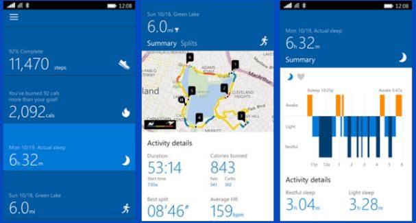 Microsoft Health app for PC and mobile