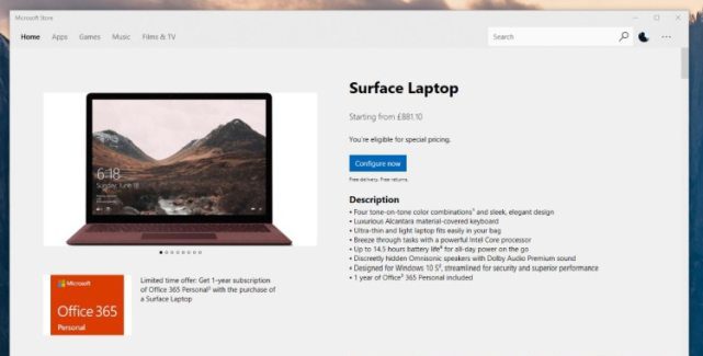 Microsoft Store, will soon allow you to buy hardware