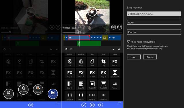 Movie Maker 8.1 screens