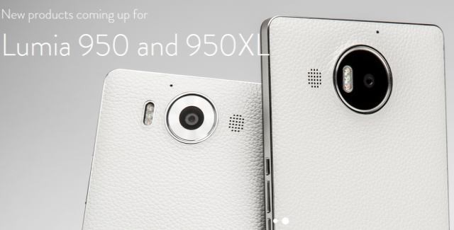 Mozo metal back white lumia 950 xl