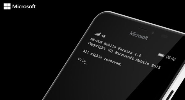 The next big thing in mobile is here: MS-DOS with ASCII camera