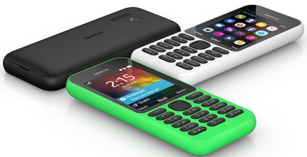 Nokia 215 press render