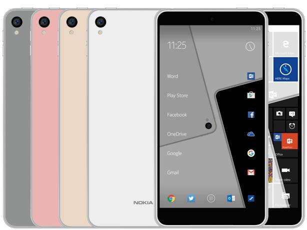 Nokia C1 Windows and Android