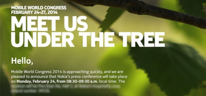 Nokia press conference MWC 2014 Meet Us Under the Tree