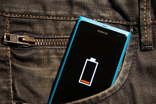 Nokia phone low battery