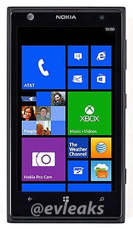 Nokia Lumia 1020 AT&T front picture
