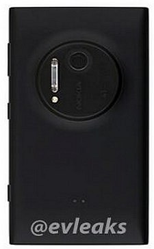 Nokia Lumia 1020 back side by evleaks