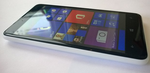 the display of Lumia 625