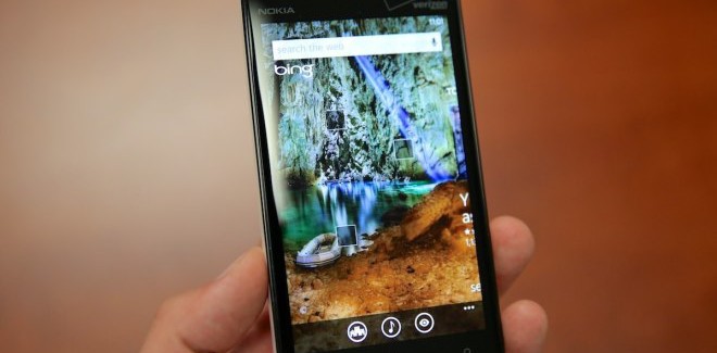 Nokia Lumia Bing search