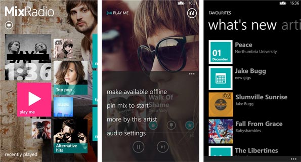 Nokia MixRadio for Windows Phone