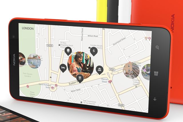 Nokia Lumia 1320 display, front