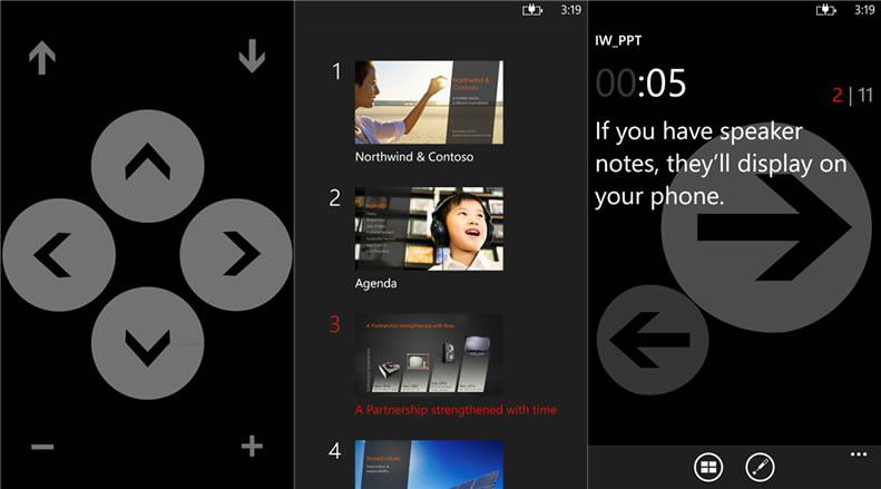 Office Remote for Windows Phone screenshot