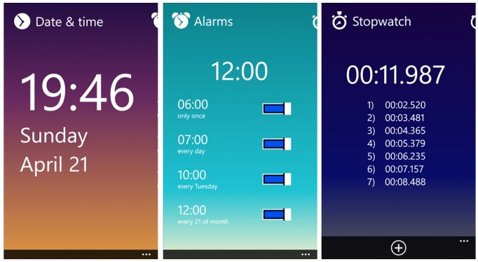 Oh Clock available for Windows Phone, voice commands included