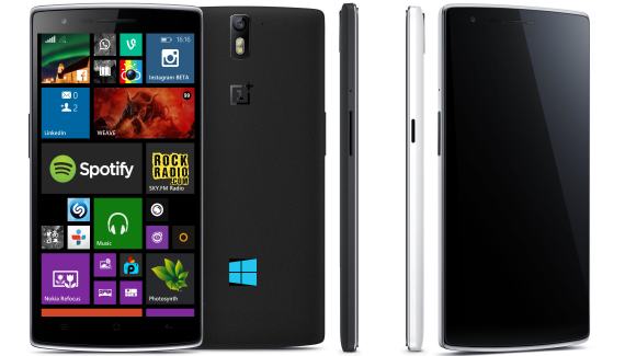 OnepLus One phone running Windows Phone