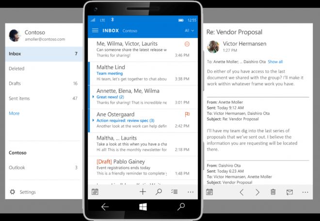 outlook app mail client for phones